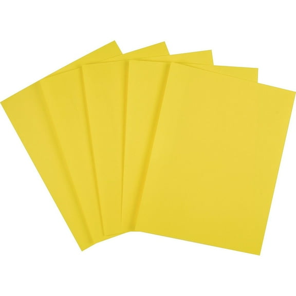 Staples Brights Multipurpose Colored Paper 20 lbs. 8.5" x 11" Yellow 500/Ream (25204)