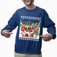 thumbnail image 2 of Funny Flamingo Christmas Sweatshirt – Holiday Crewneck Pullover for Men and Women, 2 of 5
