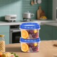 thumbnail image 4 of Airtight Round Kitchen Storage Container for Fresh Food Keeping and Pantry Organization with Secure Lids 6PCS, 4 of 9