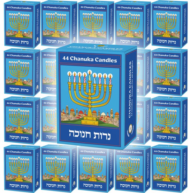 Velas de Janucá The Dreidel Company Jerusalem, paquete de 20