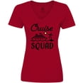 thumbnail image 3 of Inktastic Cruise Squad with Vector Cruise Ship and Palm Trees Women's V-Neck T-Shirt, 3 of 5