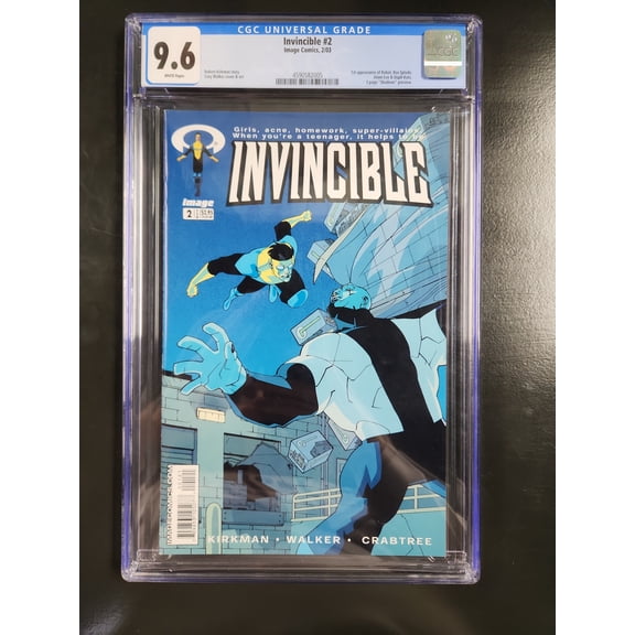 Invincible #2 - CGC 9.6 Comic Book