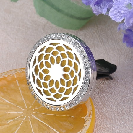 Crystal Diffuser - Car Vent Clips Dream Catcher Crystal Aroma Perfume Essential Oil Diffuser Locket