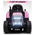 thumbnail image 4 of Shininglove 12V Ride on Tractor for 3-6 Boys Girls, Pink, 25W-Treaded Tire, 4 of 7