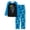 Black Raglan Top & Bright Blue Pants VR Game, variant on Blue Game Controller Pajamas Boys Cozy Crew Neck Long Sleeve PJ Set for Kids Size 14