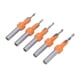 thumbnail image 4 of Juego de 5 brocas avellanadas cónicas Jadeshay con Llave hexagonal de grado profesional, 4 of 8