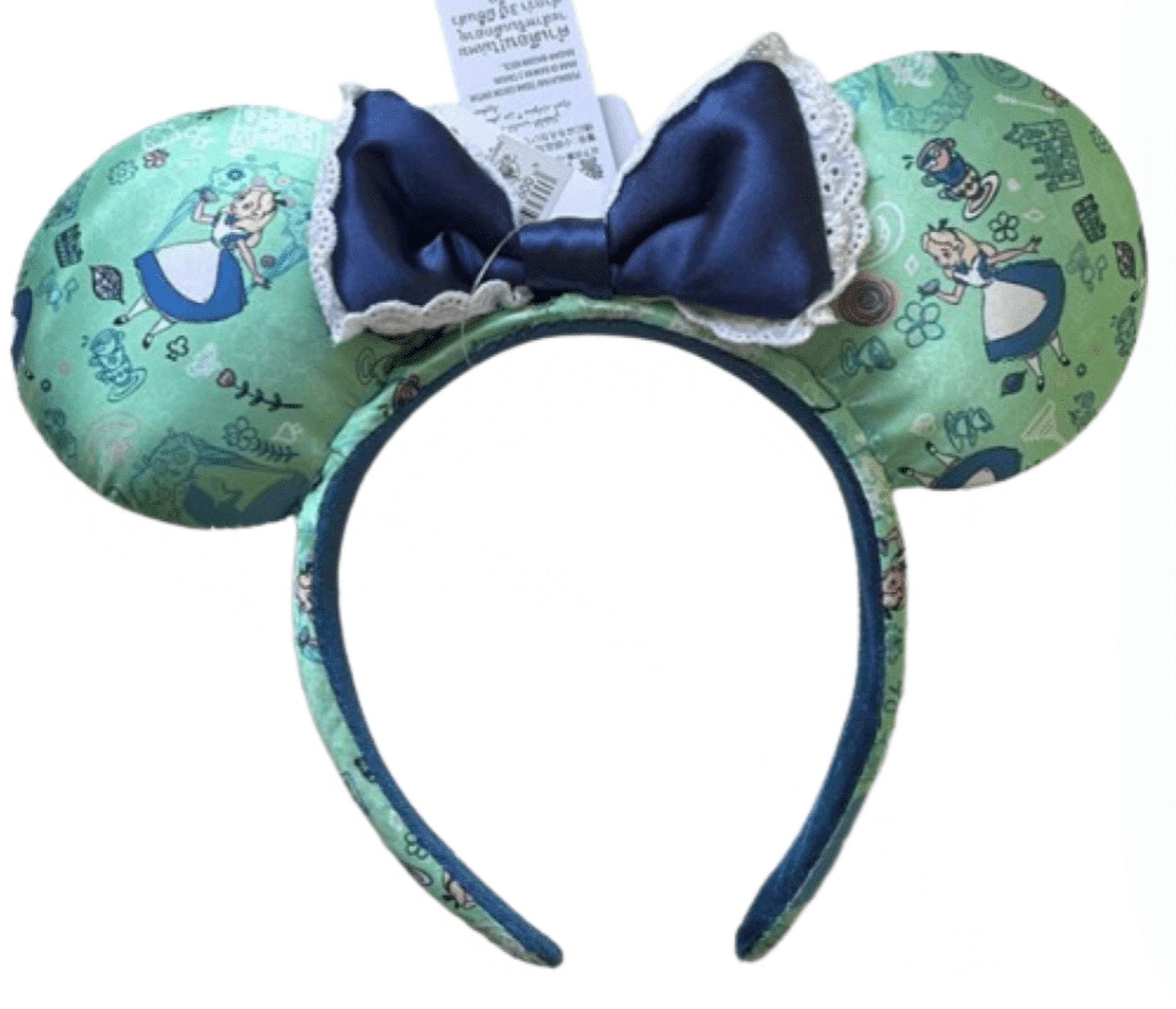 Disney Parks Sugar Rush Pink Bow Mint Green Teal Sequin Minnie Ears Headband NEW Disney Parks Sugar Rush Mint Green Pink | Mercari main image 2