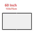 thumbnail image 2 of Simple Projector Curtain Reflective Fabric Cloth Home Theater Office HD Display ,Wrinkle-Free, 2 of 7