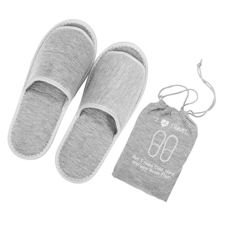 Taxenne Travel Slippers with Portable Drawstring Bag Foldable
