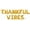 Gold, variant on Letter Balloons - THANKFUL VIBES 16" Inch Alphabet Letters Foil Mylar Balloon Thanksgiving Party Banner (Gold)