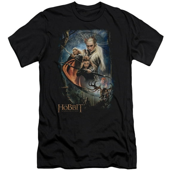 Hobbit Thranduils Realm S/S Adult 30/1 T-Shirt Black