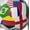 Multi-color, variant on FIFA World Cup Soccer Ball Size 5, Platinum Print