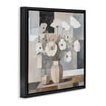 thumbnail image 2 of Stupell Industries Contemporary Muted Pastel Poppies in Cubism Black Floating Frame Canvas Art, 18 x 18, by Heidi Kuntz, 2 of 8