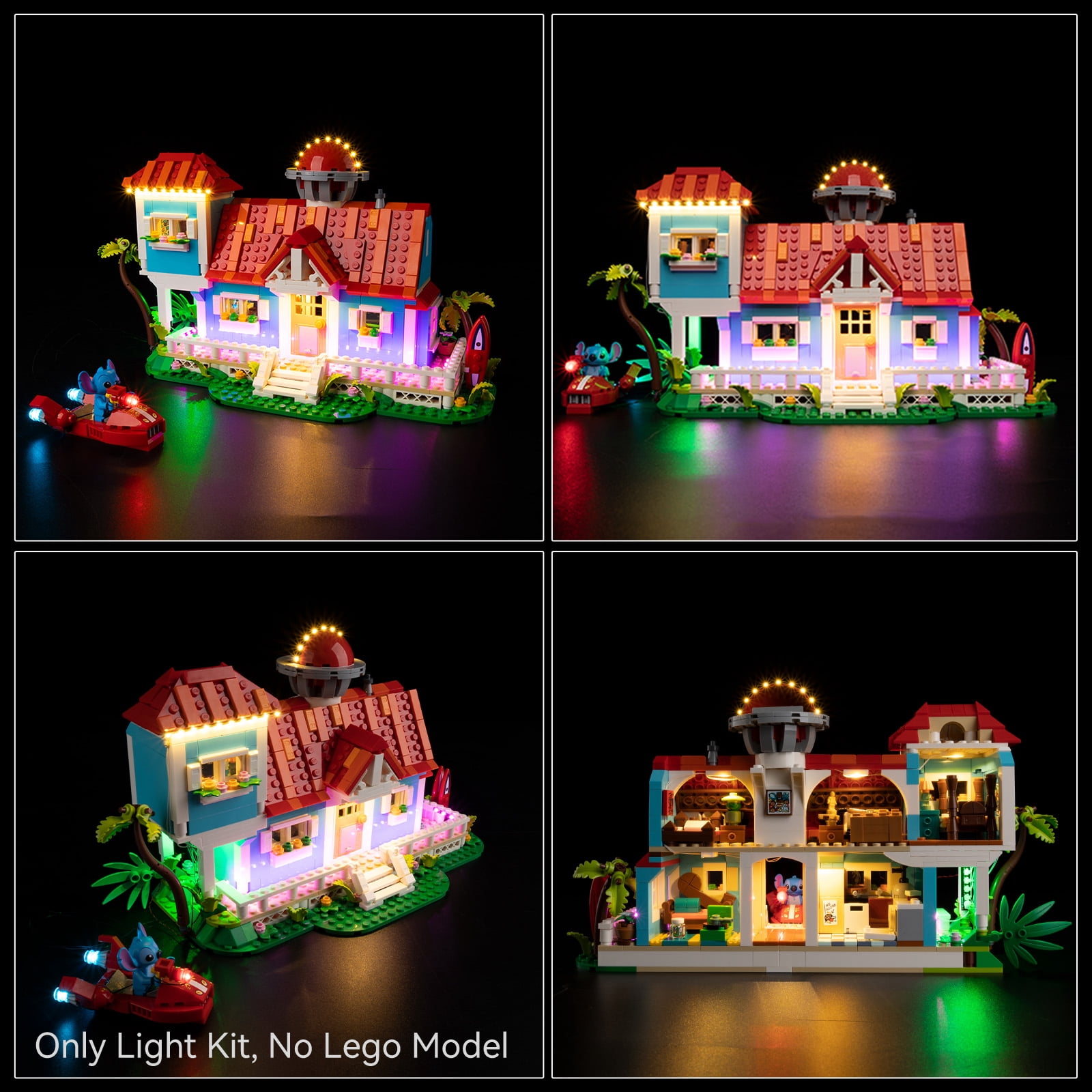 Kyglaring Led Light Kit Compatible with Lego 43268 Model Building kit (Not Included Bricket)