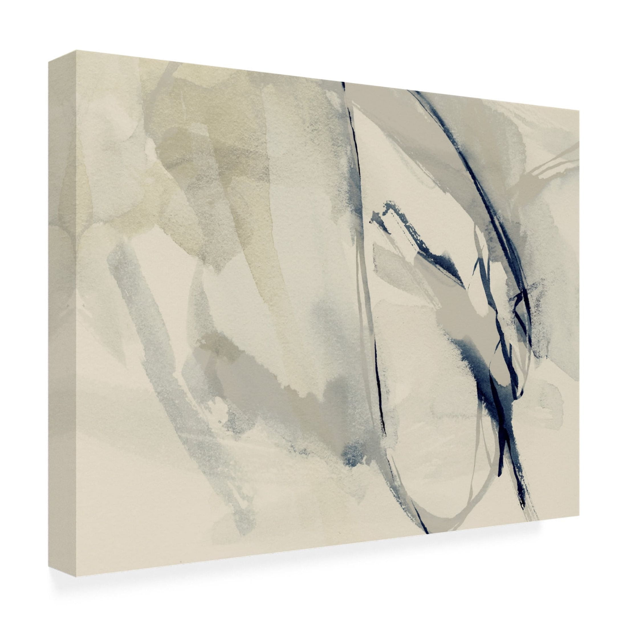 Trademark Fine Art Victoria Barnes Neutral with Marks II Canvas Wall Art