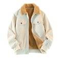 thumbnail image 6 of Enjoytime Womens Winter Jacket Solid Color Turndown Collar Zipper Coats Long Sleeve Plus Size Fall Fashion Warm Casual Outerwear, 6 of 8