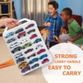 thumbnail image 4 of Estuche de almacenamiento para autos de juguete KISLANE de doble cara con 46 compartimientos, 4 of 7
