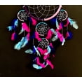 thumbnail image 4 of OMA Dream Catcher - Hand Made Traditional Tie Dye with Feathers & Beads Dreamcatcher Intricate Design - 7" Diameter & 22" Long (Purple - Medium), 4 of 4