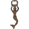 thumbnail image 4 of Ebros Rustic Heavy Duty Cast Iron Nautical Mermaid Soda Beer Bottle Opener 7" H, 4 of 9