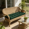 thumbnail image 6 of BUTASY Swing Cushion Replacement Outdoor Porch Waterproof Bench Cushion Outdoor Chair Cushions 19.68x39.37 inch Swing Sets For Backyard(black), 6 of 6