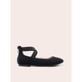 thumbnail image 2 of Zapatos DREAM PAIRS Flats de Mujer con Correa Elástica en el Tobillo Negro, 2 of 7