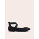 thumbnail image 2 of Zapatos DREAM PAIRS Flats de Mujer Negros con Tira Elástica en el Tobillo, 2 of 7