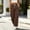 Brown wide leg pants for women a1, variant on Cagogo Women's Wide Leg Elastic Waist Trousers with Pockets Casual Solid Loose Long Pants Travel Lounge Work Palazzo Beach Trousers, Wine XL