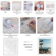 thumbnail image 3 of Paint by Numbers Kit for Adults, Beach Boat Seagulls Rustic Scene Paint by Numbers, Easy Paint by Numbers Kit for Adults Beginner, DIY Adult Paint by Number Kits on Canvas, 12x16in Home Decor, 3 of 7