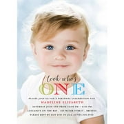 Elegant Script Standard Birthday Invitation