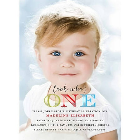 Elegant Script Standard Birthday Invitation