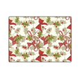 thumbnail image 3 of CADecor Christmas Bows And Holly Leaves Throw Blanket Bed Sofa Blanket 58x80 inches, 3 of 3