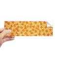 thumbnail image 1 of Papier Peint en Forme de Roue pour Collations Nourriture Délicieuse Autocollant Rectangulaire pour Carnet Fenêtre, 1 of 1