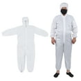 thumbnail image 4 of Protective Coverall Hazmat Suit Protective Coverall Polyester Static Resistant Dustproof Particles Proof Workwear For SMT Workshop, 4 of 8