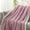 Purple, variant on Mellowdy Jacquard Shaggy Weft Knitted Blanket (Purple, 60x80 inches) - Reversible Sherpa Twin/Full Blanket