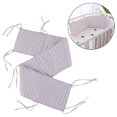 thumbnail image 4 of Cama de Cuna de Guardería para Bebé, Parachoques Grueso, Cuna Pieza Alrededor Del Cojín, Almohadas Protectoras para Cuna, Decoración de rosa Yotijar Cojín de parachoques de cabecera, 4 of 8