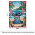 thumbnail image 2 of Manta de punto de cruz, manta de tela de superficie vertical súper suave de varios tamaños, acogedora y cálida, adecuada para cama, sofá, campamento, viajes, para todas las estaciones, liviana y, 2 of 8