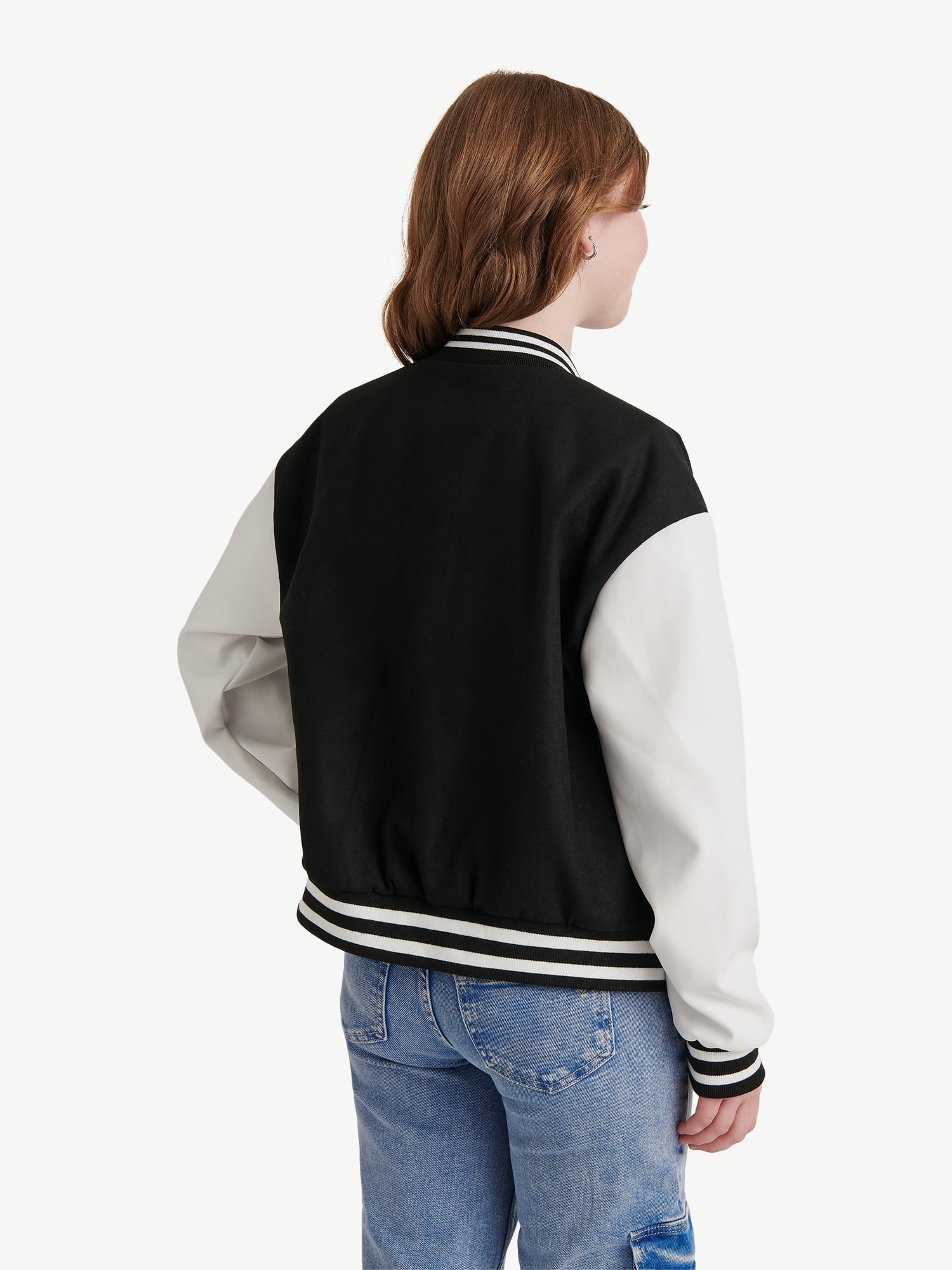 Justice Girls Full Zip Bomber, Sizes XS - XLP
