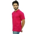 thumbnail image 2 of Atasi Casual Half Sleeves Men's Cotton Mandarin Collar Shirt Tunic-XXX-Large, 2 of 6