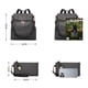 thumbnail image 5 of Makes Mochila Monedero para Mujer Bolso de Viaje de Cuero PU Bolso de diseño Convertible con Monedero 2 Piezas, 5 of 5