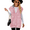 Pink, variant on LYMAYTER Women's Oversized Denim Vest Hood Button Down Sleeveless Jean Jacket Vest XS-2XL