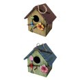 thumbnail image 1 of 2 Piezas Colgante para Pájaros , Adorno para Exteriores, Casas Rústicas para Pájaros CUTICAT casas de aves, 1 of 5