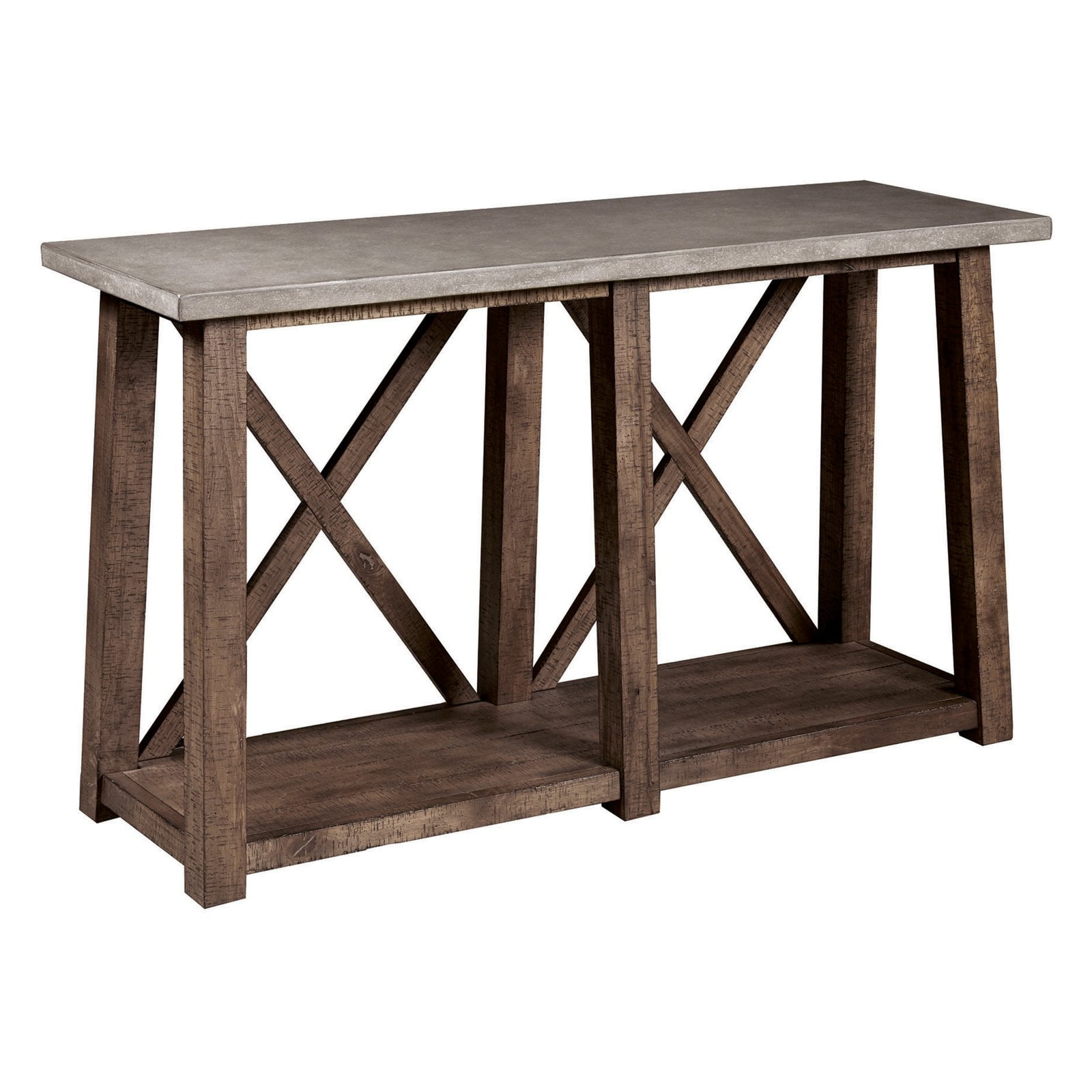 Farmhouse Style Distressed Sofa Table