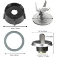 thumbnail image 4 of Replacement Parts Blender Blade For , 6 Blade Kit Blender Replacement Parts, 4 of 5