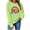 #521-Green, variant on Wowcloth Women's Printed Long Sleeve Round Neck Sweatshirt - Hoodless Casual Pullover for Everyday Wear & Comfort Fit