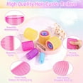 thumbnail image 3 of Triani 6Pcs Jumbo Hair Curlers Rollers 55mm Big Hair Rollers Salon Hair Dressing Curlers DIY Curly Hairstyle for Long Medium Short Salon DIY Hairstyles, 3 of 7