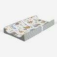 thumbnail image 2 of Bacati - Construction Yellow/Orange/Grey/Blue Boys Quilted Changing Pad Cover, 2 of 18