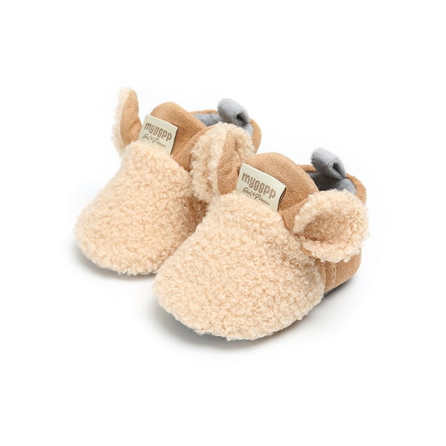 Newborn Baby Booties Boy Girl Crib Pram Shoes Winter Soft Snow Boots Prewalker
