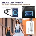 thumbnail image 7 of Case for Samsung Galaxy Tab A9 8.7 inch, 360 Degree Rotating Hand Grip Shockproof Cover with Shoulder Strap, NavyBlue Blue, 7 of 7