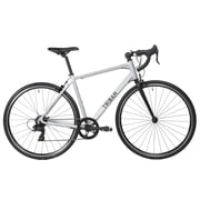 Decathlon Triban RC100 Adult Road Bike, 7 Speed, 700 C, Silver, Medium