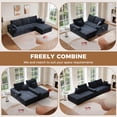 thumbnail image 5 of JARCLIC Modular Sectional Sofa with Storage, 94" Cloud Couches, L Shaped Boneless Sectional Couches for Living Room, Gray, 5 of 9